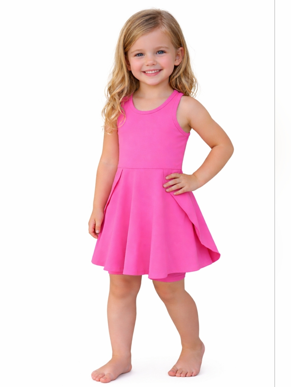 MTA Sport Pink Athletic Dress Skort Girls S 6/6X Tennis Active